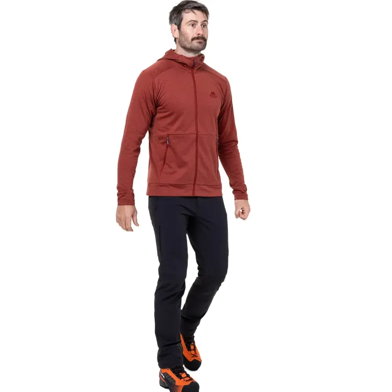 Mountain Equipment Fleece & Mid Layer-Mens Oracool Hooded Jacket - Pine