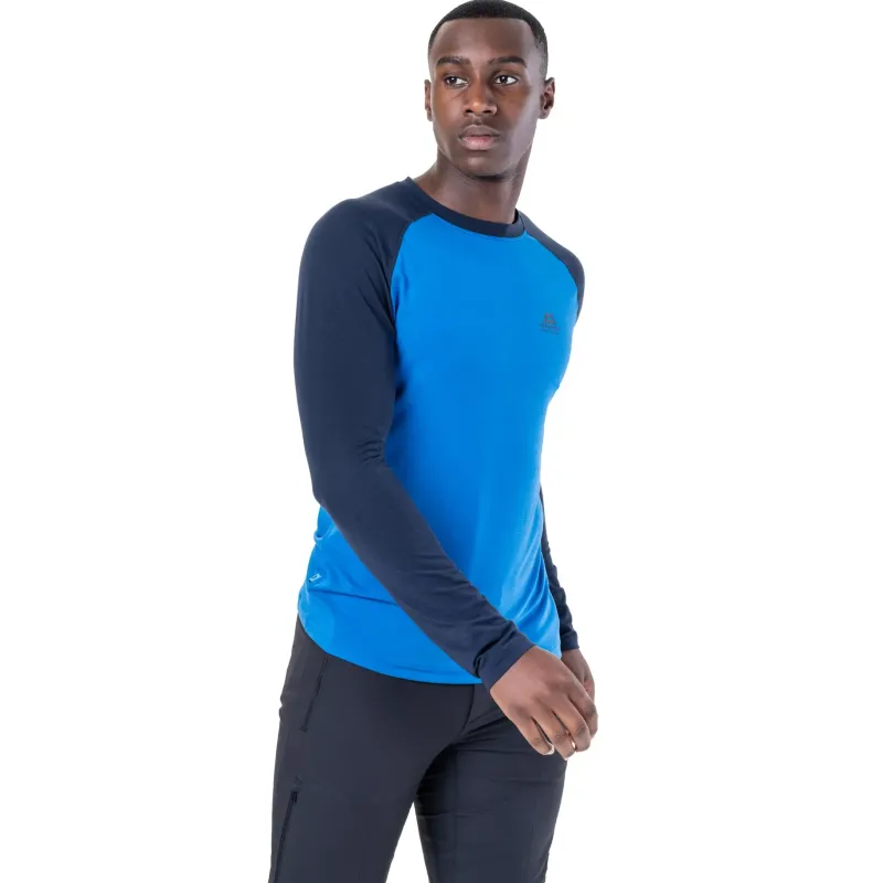 Mountain Equipment T-Shirts & Baselayers-Mens Redline LS Tee - Fern Stripe-Fern