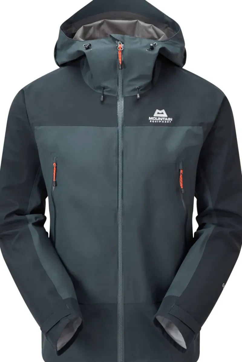 Mountain Equipment Waterproof Jackets-Mens Saltoro Jacket - Blue Nights-Cosmos