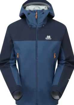 Mountain Equipment Waterproof Jackets-Mens Saltoro Jacket - Dusk-Cosmos