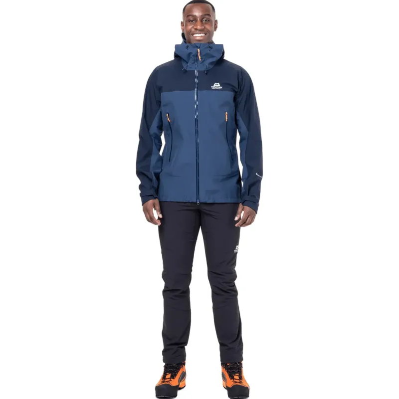 Mountain Equipment Waterproof Jackets-Mens Saltoro Jacket - Dusk-Cosmos