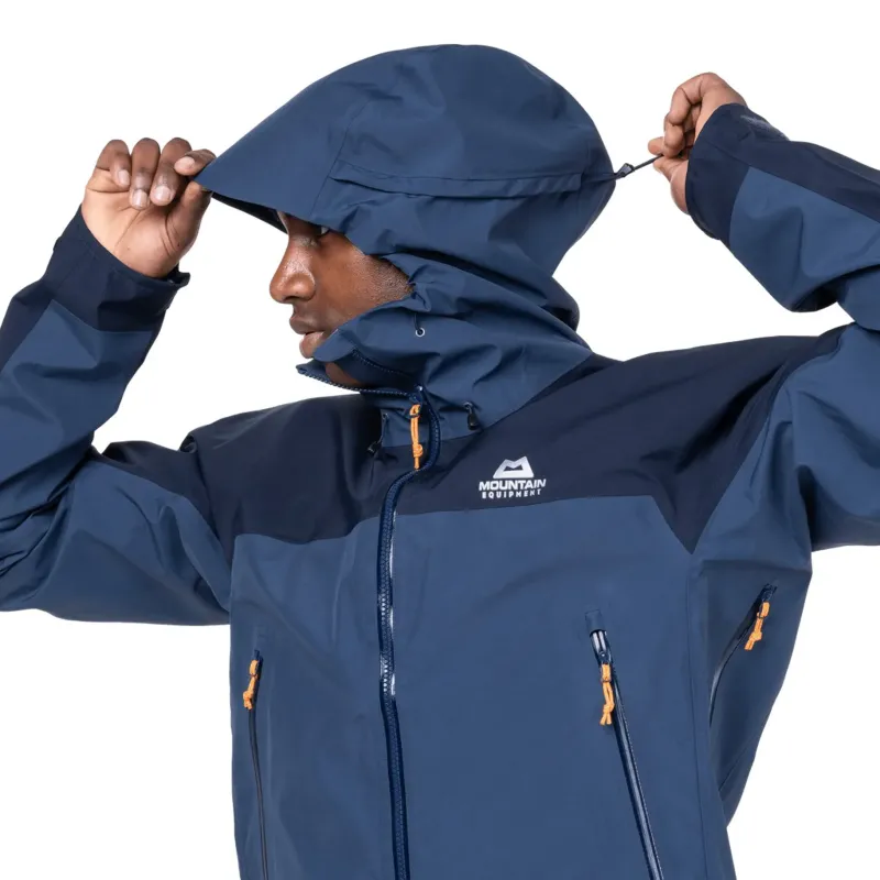 Mountain Equipment Waterproof Jackets-Mens Saltoro Jacket - Dusk-Cosmos
