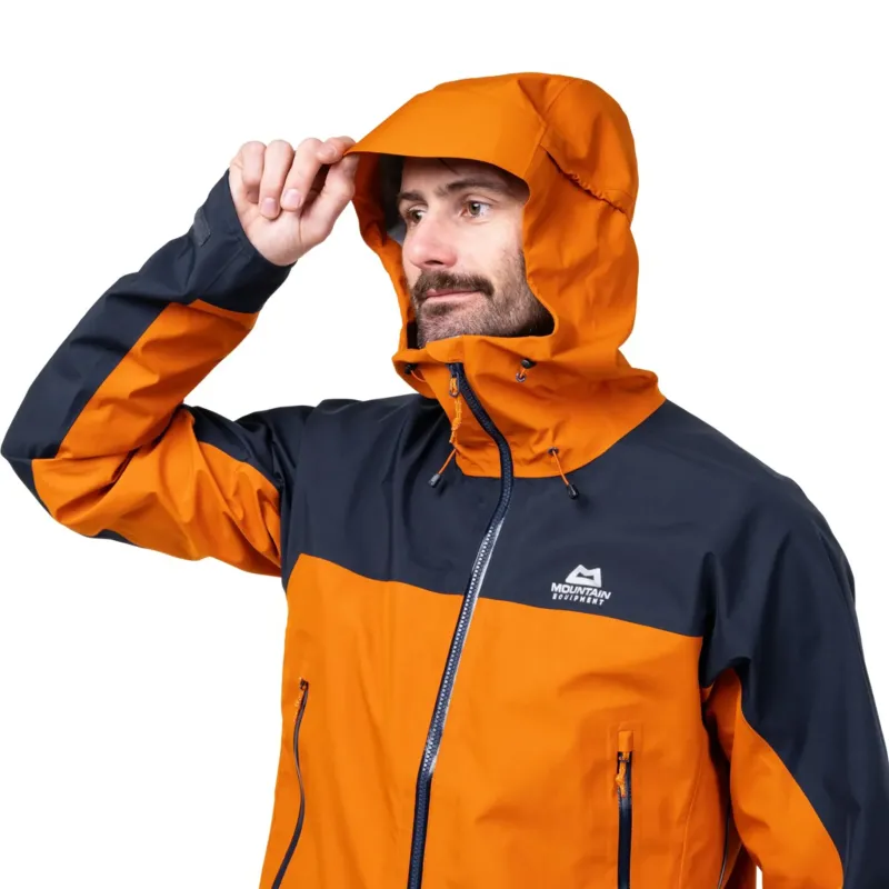 Mountain Equipment Waterproof Jackets-Mens Saltoro Jacket - Rust-Cosmos