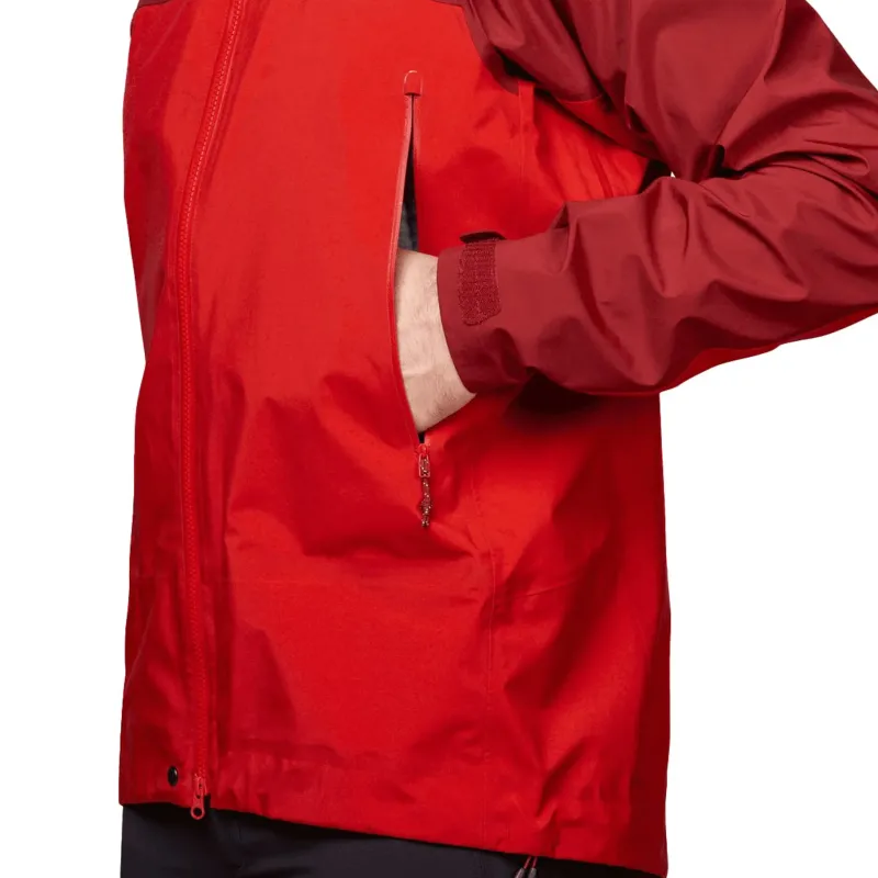 Mountain Equipment Waterproof Jackets-Mens Shigri Jacket - Admiral Blue