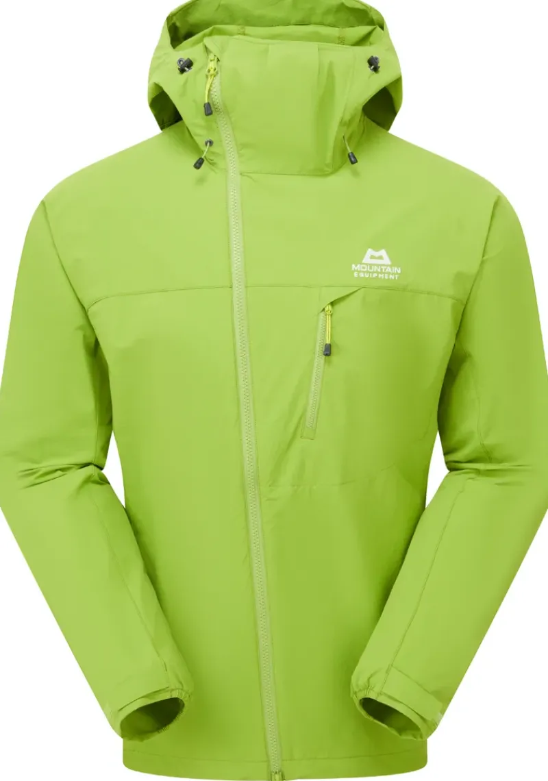 Mountain Equipment Softshell Jackets-Mens Squall Hooded Jacket - Cactus