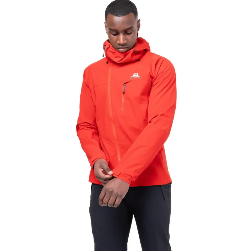 Mountain Equipment Softshell Jackets-Mens Squall Hooded Jacket - Cosmos