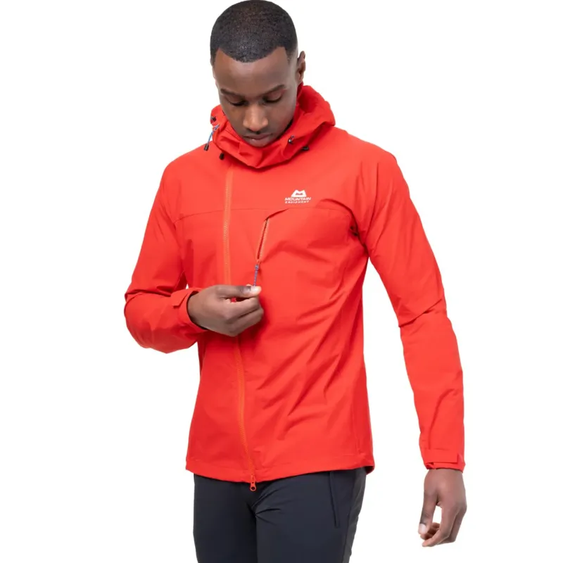 Mountain Equipment Softshell Jackets-Mens Squall Hooded Jacket - Cosmos