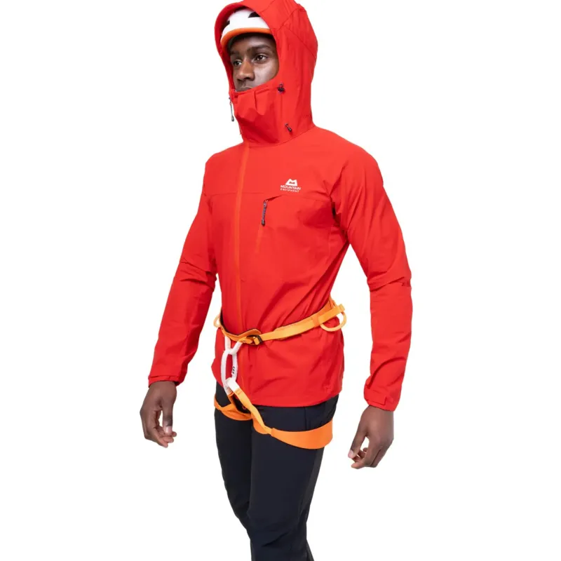 Mountain Equipment Softshell Jackets-Mens Squall Hooded Jacket - Cosmos