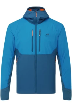 Mountain Equipment Fleece & Mid Layer-Mens Switch Pro Hooded Jacket - Mykonos-Majolica