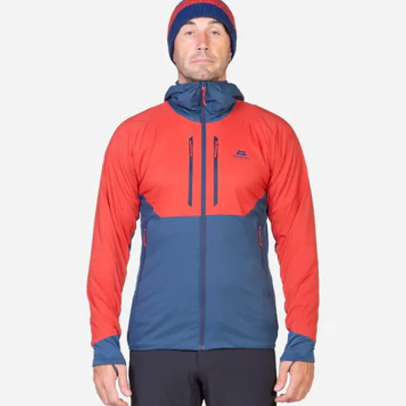 Mountain Equipment Fleece & Mid Layer-Mens Switch Pro Hooded Jacket - Pine-Fern