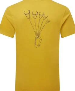 Mountain Equipment T-Shirts & Baselayers-Mens Yorik On Wire Tee - Olive Oil