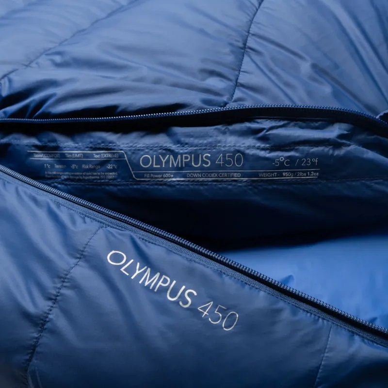 Mountain Equipment Backpacking & Lightweight Sleeping Bags-Olympus 450 Sleeping Bag - Left-Zip - Regular