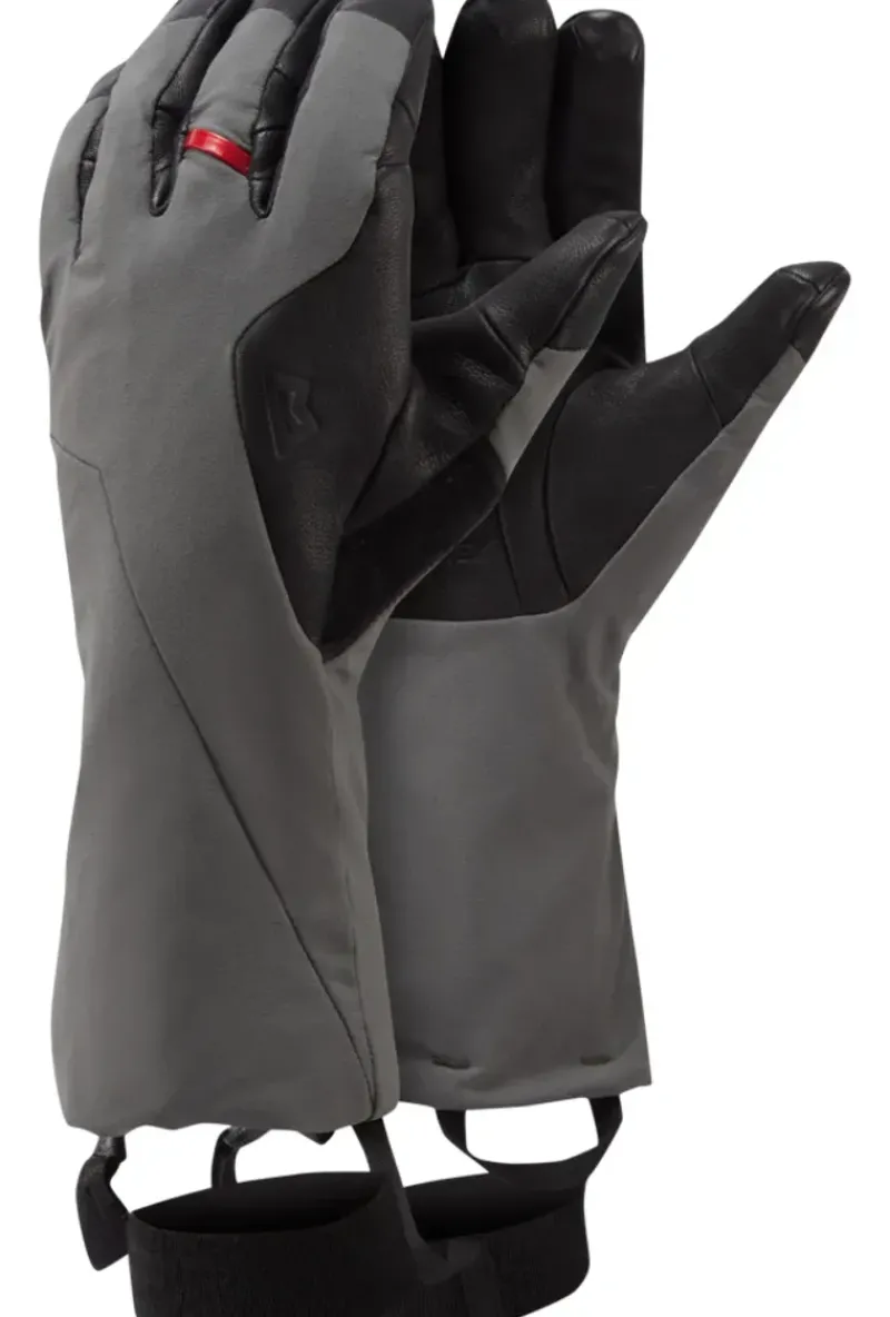 Mountain Equipment Gloves-Super Couloir Gauntlets - Shadow-Black