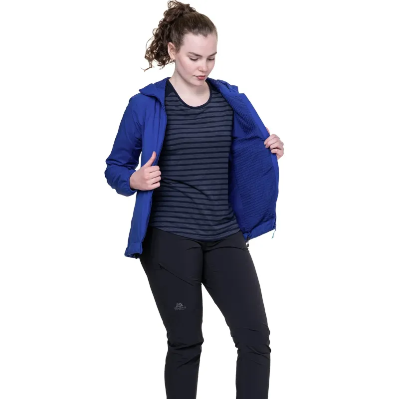 Mountain Equipment Softshell Jackets-Womens Aerotherm Jacket - Vivid Blue