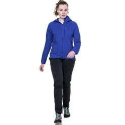 Mountain Equipment Softshell Jackets-Womens Aerotherm Jacket - Blue Nights
