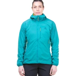 Mountain Equipment Softshell Jackets-Womens Aerotherm Jacket - Jade