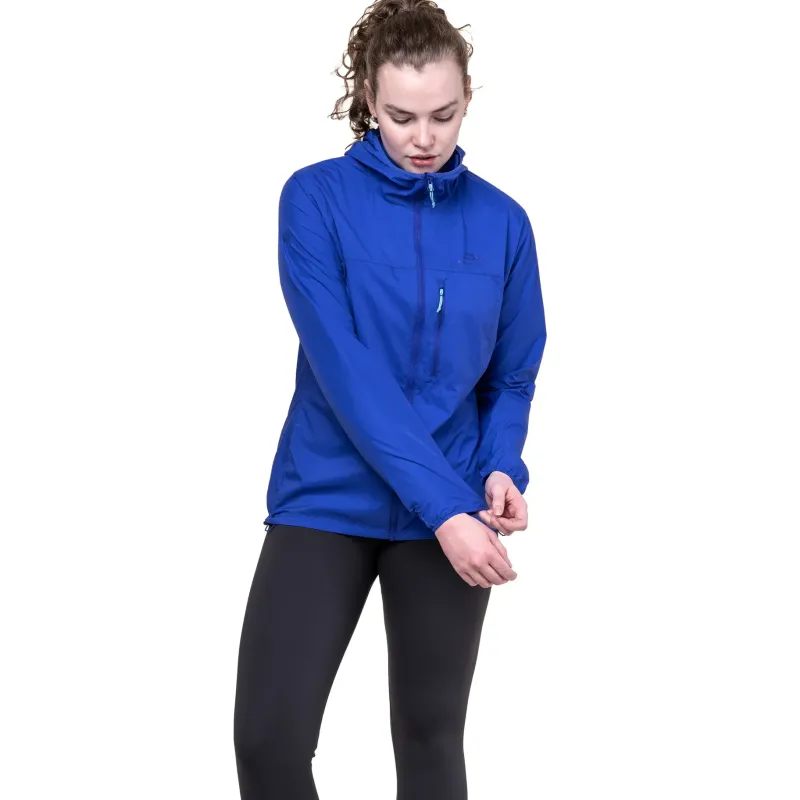 Mountain Equipment Softshell Jackets-Womens Aerofoil Hooded Jacket - Vivid Blue