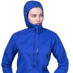 Mountain Equipment Softshell Jackets-Womens Aerofoil Hooded Jacket - Blue Nights