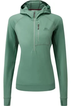 Mountain Equipment Fleece & Mid Layer-Womens Aiguille Hooded Top - Sage