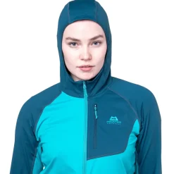 Mountain Equipment Fleece & Mid Layer-Womens Aiguille Hooded Top - Sage