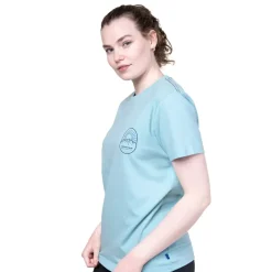Mountain Equipment T-Shirts & Baselayers-Womens Alpenglow Tee - Stellar Blue