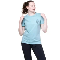 Mountain Equipment T-Shirts & Baselayers-Womens Alpenglow Tee - Tee Aqua