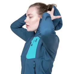 Mountain Equipment Softshell Jackets-Womens Arrow Hooded Jacket - Chili Red-Dusk