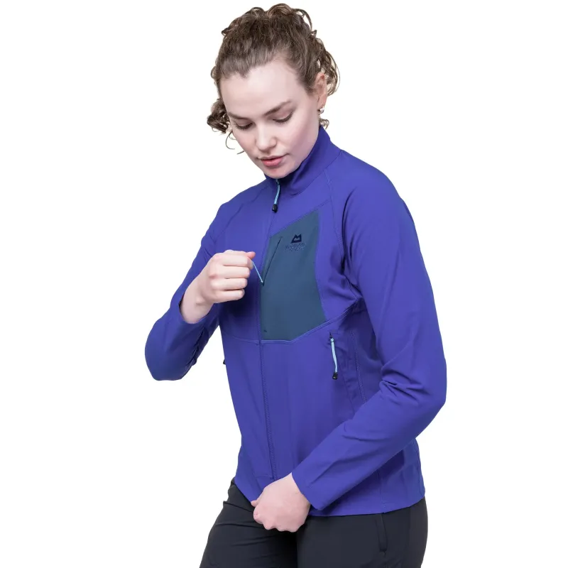 Mountain Equipment Softshell Jackets-Womens Arrow Jacket - Topaz-Dusk