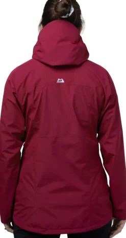 Mountain Equipment Waterproof Jackets-Womens Derwent Jacket - Cranberry