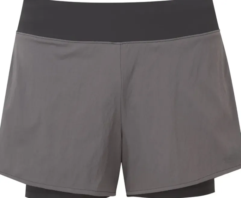 Mountain Equipment Shorts & Skirts-Womens Dynamo Twin Shorts - Obsidian-Black