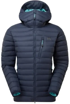 Mountain Equipment Insulated Jackets-Womens Earthrise Hooded Jacket - Cosmos