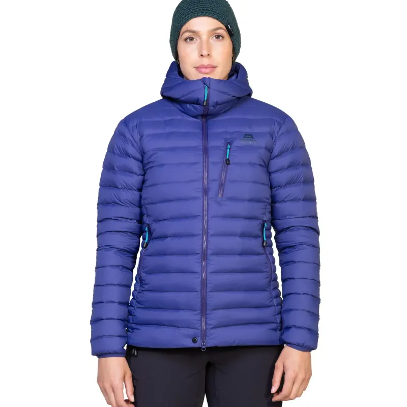 Mountain Equipment Insulated Jackets-Womens Earthrise Hooded Jacket - Cosmos