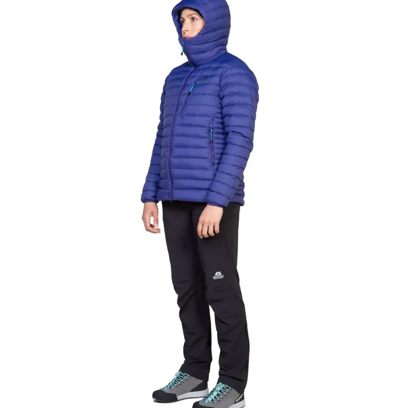 Mountain Equipment Insulated Jackets-Womens Earthrise Hooded Jacket - Raisin
