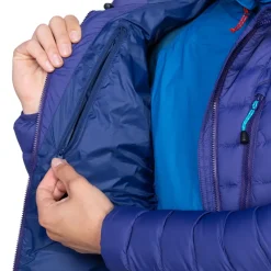 Mountain Equipment Insulated Jackets-Womens Earthrise Hooded Jacket - Amethyst