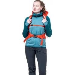Mountain Equipment Fleece & Mid Layer-Womens Eclipse Hooded Jacket - Topaz-Medieval