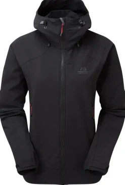 Mountain Equipment Softshell Jackets-Womens Frontier Hooded Jacket - Black