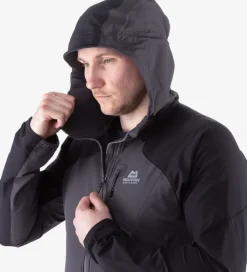 Mountain Equipment Softshell Jackets-Womens Frontier Hooded Jacket - Black