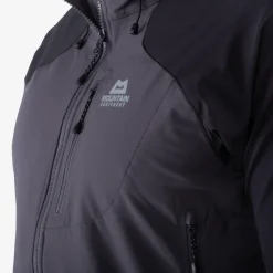 Mountain Equipment Softshell Jackets-Womens Frontier Hooded Jacket - Black