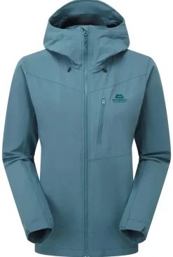 Mountain Equipment Softshell Jackets-Womens Frontier Jacket - Indian Teal