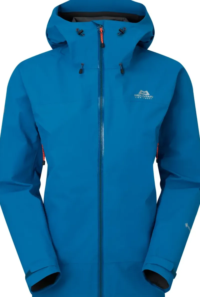 Mountain Equipment Waterproof Jackets-Womens Garwhal Jacket - Mykonos Blue