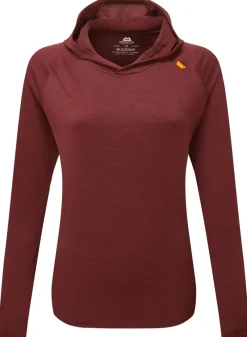 Mountain Equipment T-Shirts & Baselayers-Womens Glace Hooded Top - Raisin