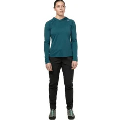Mountain Equipment T-Shirts & Baselayers-Womens Glace Hooded Top - Raisin