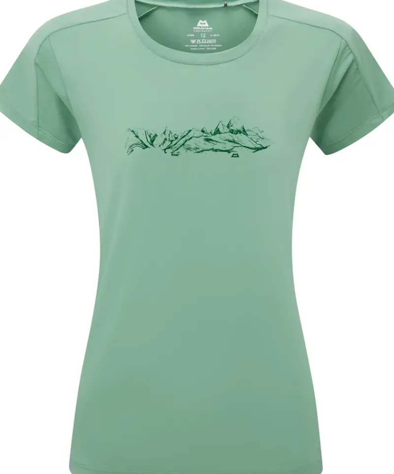 Mountain Equipment T-Shirts & Baselayers-Womens Headpoint Skyline Tee - Lichen