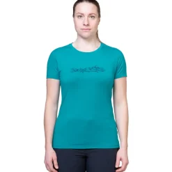 Mountain Equipment T-Shirts & Baselayers-Womens Headpoint Skyline Tee - Lichen