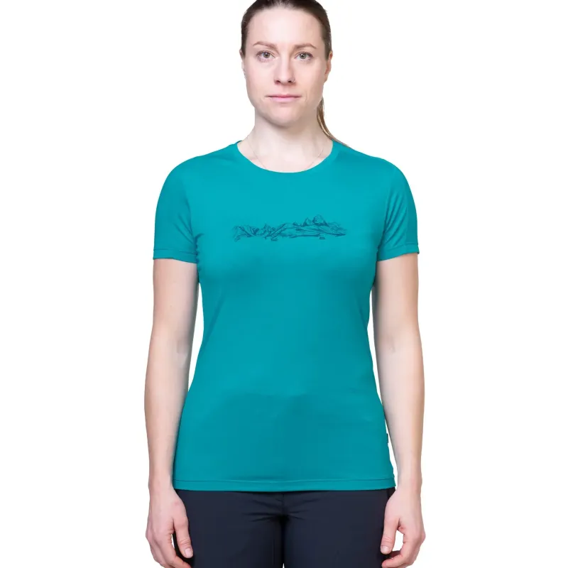 Mountain Equipment T-Shirts & Baselayers-Womens Headpoint Skyline Tee - Lichen