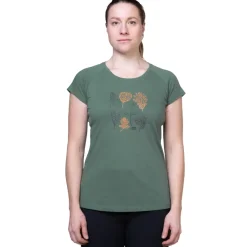 Mountain Equipment T-Shirts & Baselayers-Womens Leaf Tee - Stellar Blue