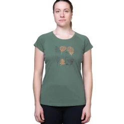 Mountain Equipment T-Shirts & Baselayers-Womens Leaf Tee - Sage