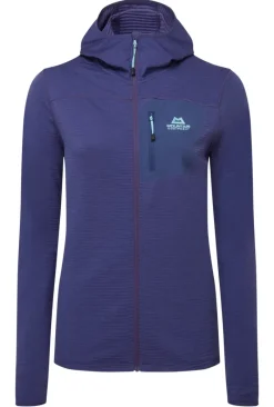 Mountain Equipment Fleece & Mid Layer-Womens Lumiko Hooded Jacket - Amethyst-Medieval