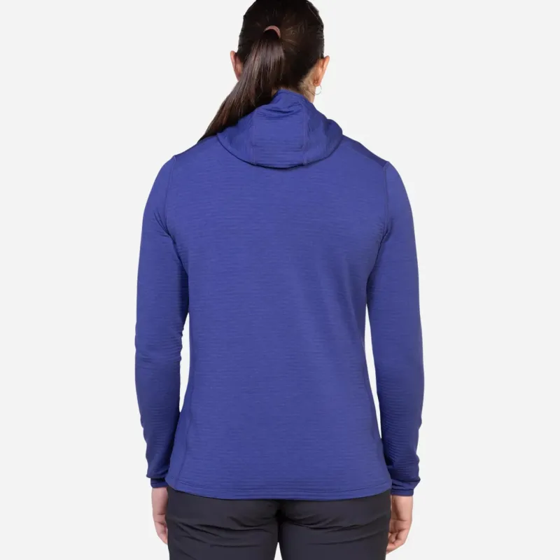 Mountain Equipment Fleece & Mid Layer-Womens Lumiko Hooded Jacket - Amethyst-Medieval