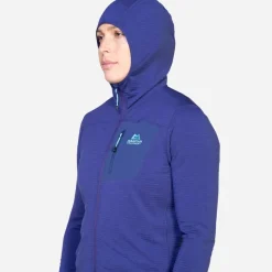 Mountain Equipment Fleece & Mid Layer-Womens Lumiko Hooded Jacket - Amethyst-Medieval